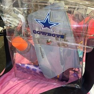 Dallas Cowboys💙🤍clear bag
